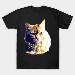 cute cat wpap popart T-Shirt